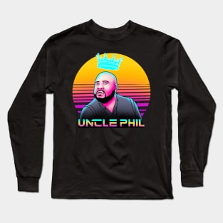 Uncle Phil - Crown Tribute Design Long Sleeve T-Shirt